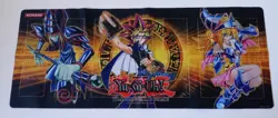 Yu-gi-oh! Trading Card Half Mat Playmat Dark Magician & Dark Magician Girl - Image 1