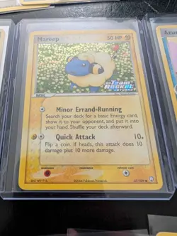 Pokemon EX Team Rocket Returns - 3 Stamped Cards - Holo Azumarill - Image 3