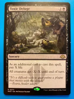 MTG 1x Toxic Deluge # 277 Modern Horizons 3 Magic the Gathering Card x1 NM - Image 1
