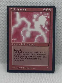 Ball Lightning the Dark Regular LP Rare MTG Magic the Gathering Card - Image 1
