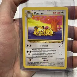 Pokemon BASE SET 2 Card 56/130 Persian Vintage Vtg NM/MT Never Played Nintendo - Image 1