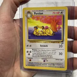 Pokemon BASE SET 2 Card 56/130 Persian Vintage Vtg NM/MT Never Played Nintendo - Image 2