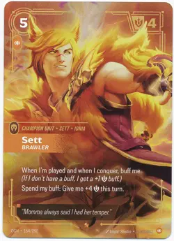 Riftbound Sett EPIC Single CARD OGN- 164 - League Of Legends - Image 1