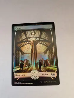 FULL ART MTG Plains (273) Streets of New Capenna Foil - Image 1