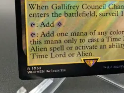 Gallifrey Council Chamber (Extended Art) (Surge Foil) Universes Beyond:... - Image 2