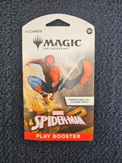 (QTY 14) Magic The Gathering D45250000 Marvel Spider-Man Play Sleeved Booster - Image 2