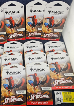 (QTY 14) Magic The Gathering D45250000 Marvel Spider-Man Play Sleeved Booster - Image 5