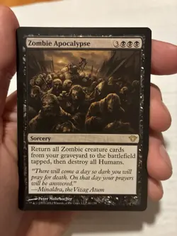 MTG Zombie Apocalypse Dark Ascension 80/158 Rare Regular Sorcery - Image 1