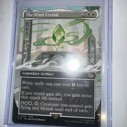 Final Fantasy MTG - The Wind Crystal Borderless Non-Foil (Near Mint) - Image 1