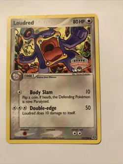 Pokemon State Championships Promo Card Loudred 35/106 EX Emerald Set TCG - Image 1