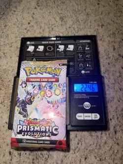 1x 22.46 Gram HEAVY Prismatic Evolutions Pack! Sealed! PRE S&V Pokemon TCG ENG - Image 1