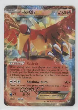 Ho-Oh EX Pokemon Black & White Dragons Exalted #22 - Image 1