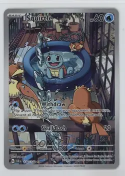 Squirtle Illustration Rare Pokemon SV07: Stellar Crown #148 - Image 1