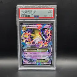 2016 Pokemon XY. M Alakazam EX #26. Fates Collide. PSA 9. - Image 1