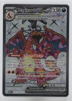 Charizard ex Ultra Rare Pokemon Scarlet & Violet: Obsidian Flames OBF #215 - Image 1