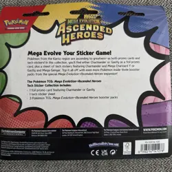 Pokemon Ascended Heroes Tech Sticker Collection With 3 Booster Packs mega Gengar - Image 3