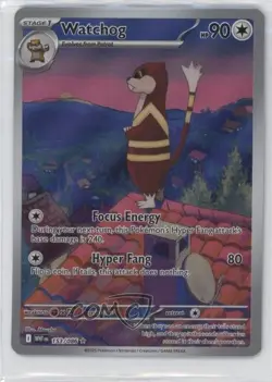 Watchog Illustration Rare Pokemon White Flare WHT #153 - Image 1