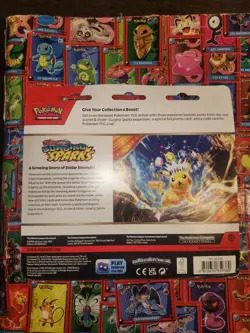 Pokemon Surging Sparks 3 Pack Blister - W/ Zapdos Promo - Image 2