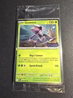 Genesect 008 Mega Evolution Phantasmal Flames SEALED stamped PROMO Pokemon TCG - Image 2
