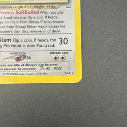 Pokemon 1st Edition Blissey Holo Neo Revelation 2/64 - Image 2
