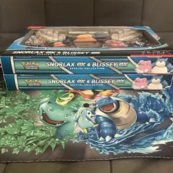 Pokemon Lot Of 2 Snorlax Ex & Blissey Ex Special Collection Box (NEW & SEALED) - Image 2