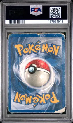 1999 POKEMON BASE SET UNLIMITED #4 CHARIZARD-HOLO PSA 1 - Image 2