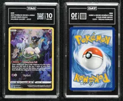 Full Art - Mew Pokemon Sword & Shield Crown Zenith Galarian Gallery TAG 10 - Image 3