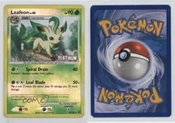 Leafeon Reverse Foil Pokemon Diamond & Pearl Majestic Dawn #24 2008 - Image 3