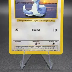 Pokemon Dratini 026/102 Base Set (Shadowless) Regular - Image 3