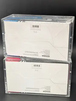 2x Pokemon Black Bolt White Flare Sealed Booster Bundle Display Case W/Acrylic - Image 2