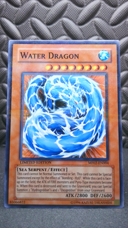 Parallel Rare| Yugioh Water Dragon MF02-EN004 Mattel Figure Promo 2 NM/LP 🔥 | - Image 1
