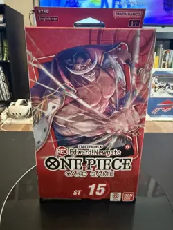 ONE PIECE TCG: Edward Newgate (Red)(ST-15) New/Sealed - Image 1