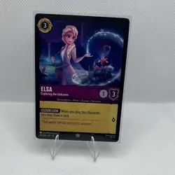 Disney Lorcana Elsa-Exploring the Unknown Character Card 45/204 Frozen - Image 1