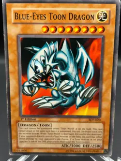 Blue Eyes Toon Dragon SDP-020 1st Edition Yu-Gi-Oh! TCG Rare Vintage Card LP - Image 2