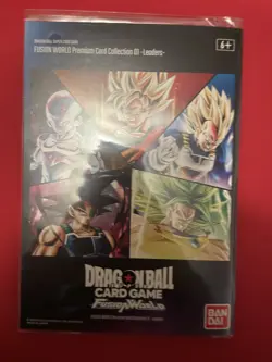 Dragon Ball Fusion World TCG Premium Leader Card Set 01 Bandai Fest English - Image 1