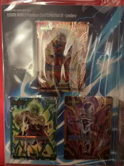 Dragon Ball Fusion World TCG Premium Leader Card Set 01 Bandai Fest English - Image 4