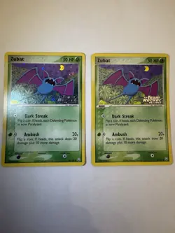 Pokemon EX Team Rocket Returns Zubat Foil & Regular Lot 2 Cards 82/109 93/109 - Image 1