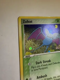 Pokemon EX Team Rocket Returns Zubat Foil & Regular Lot 2 Cards 82/109 93/109 - Image 4