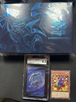 CGC 6.5 Yu Gi Oh Blue Eyes White Dragon Hong Kong Limited Octopus Card IC Card - Image 3