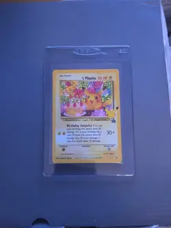 Pokemon TCG Birthday Pikachu Holo Card #24 Ultra Rare 25th Celebrations Edition - Image 1