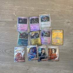 Pokemon TCG Prismatic Evolutions Master Ball Reverse Holo 6 Card Lot + trainer - Image 1