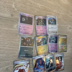 Pokemon TCG Prismatic Evolutions Master Ball Reverse Holo 6 Card Lot + trainer - Image 2