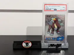 Pokemon Card 2001 PSA 9 ENTEI Holo Foil Japanese SILVER Meiji Promo POP 51 - Image 1