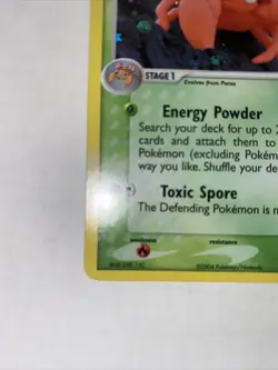 Pokemon Card - Parasect EX FireRed & LeafGreen 43/112 Reverse HOLO Vintage - Image 3