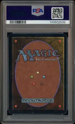 1993 Magic The Gathering Unlimited Black Lotus PSA 7 NM - Image 3