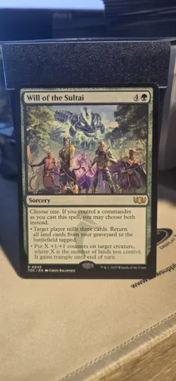 Will of the Sultai Commander: Tarkir: Dragonstorm Regular - Image 1