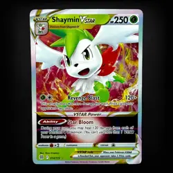 Pokemon TCG SWSH09: Brilliant Stars Shaymin VSTAR #014/172 Ultra Rare NM - Image 1