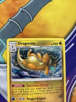 Pokemon TCG - Dragonite 151/236 Cosmo Holo Costco Canada - Unified Minds Nm - Image 2