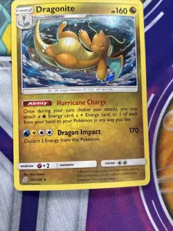 Pokemon TCG - Dragonite 151/236 Cosmo Holo Costco Canada - Unified Minds Nm - Image 3