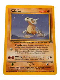 Cubone - 50/64 Jungle Italian 2000 - WOTC - Pokemon TCG - Image 1
